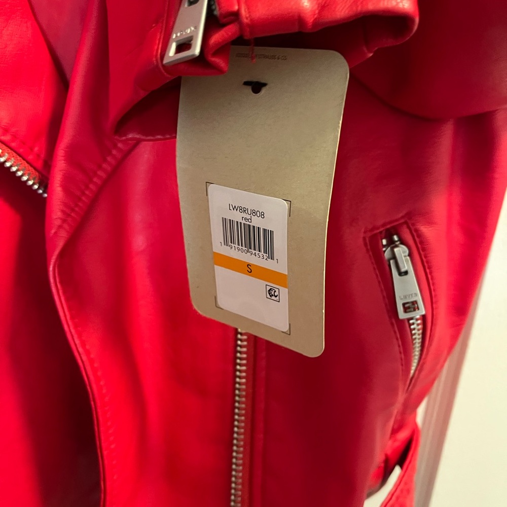 NWT Levi’s Faux Red Riding Riding Jacket - Picture 4 of 6